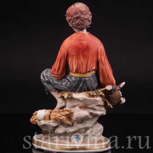 Фарфоровая статуэтка Аллегория лета, Capodimonte, Италия, сер., вт пол. 20 века.