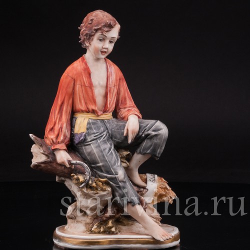 Фарфоровая статуэтка Аллегория лета, Capodimonte, Италия, сер., вт пол. 20 века.