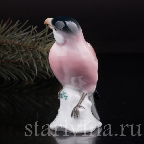 Фигурка птицы из фарфора Клёст, Karl Ens, Германия, 1920-30 гг.