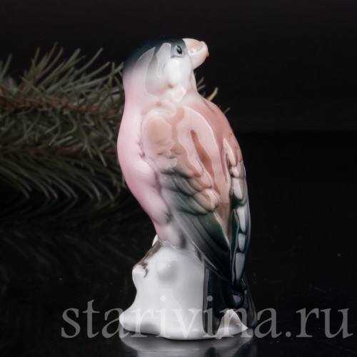 Фигурка птицы из фарфора Клёст, Karl Ens, Германия, 1920-30 гг.