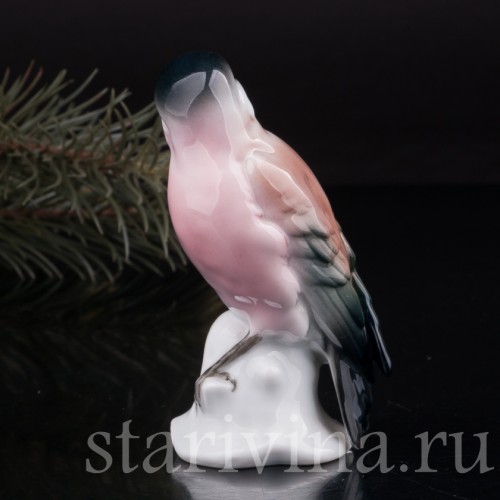 Фигурка птицы из фарфора Клёст, Karl Ens, Германия, 1920-30 гг.