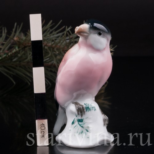 Фигурка птицы из фарфора Клёст, Karl Ens, Германия, 1920-30 гг.