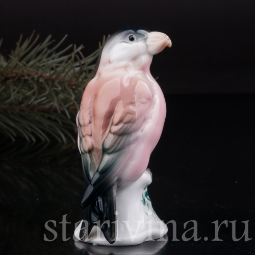 Фигурка птицы из фарфора Клёст, Karl Ens, Германия, 1920-30 гг.