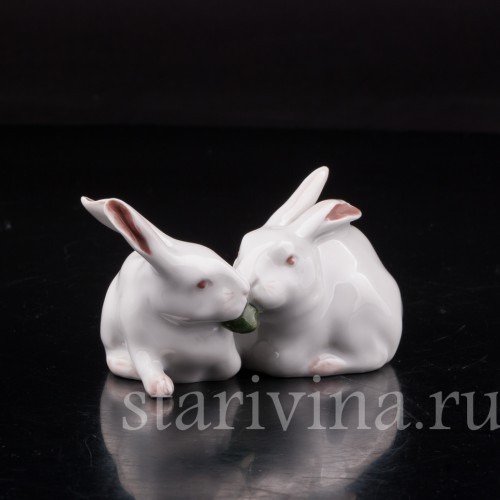 Два кролика, миниатюра, Royal Copenhagen, Дания