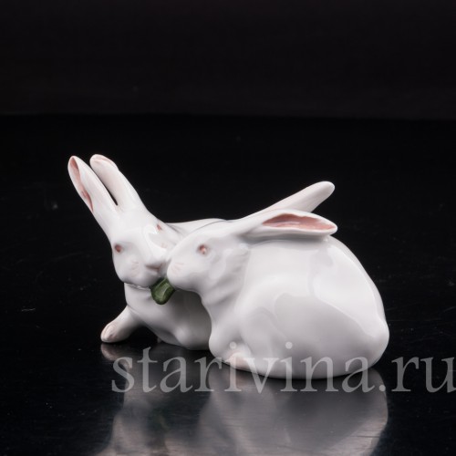 Два кролика, миниатюра, Royal Copenhagen, Дания