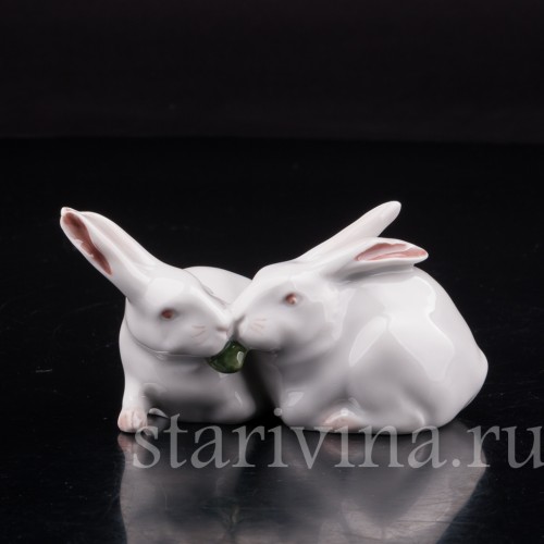 Два кролика, миниатюра, Royal Copenhagen, Дания