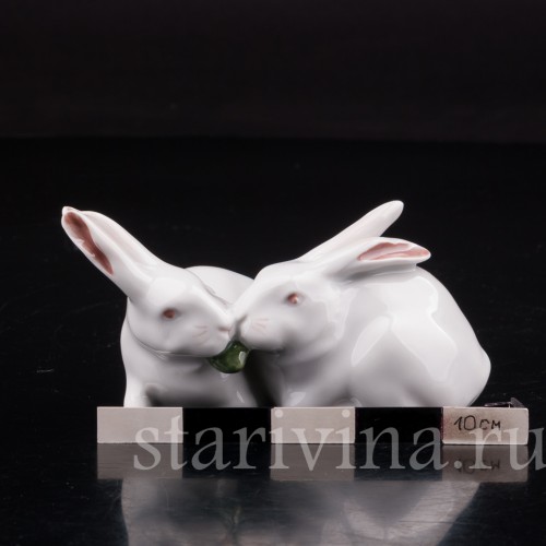 Два кролика, миниатюра, Royal Copenhagen, Дания