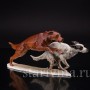 Фигурка собак из фарфора Два бегущих сеттера, Alka Kaiser, Германия, 1960 гг.