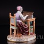 Антикварная фарфоровая статуэтка Дама за клавикордом, Porcelaine de Paris, Франция, 19 в.