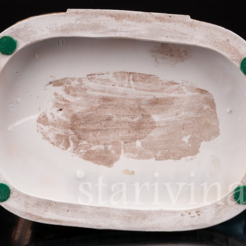 Антикварная фарфоровая статуэтка Дама за клавикордом, Porcelaine de Paris, Франция, 19 в.