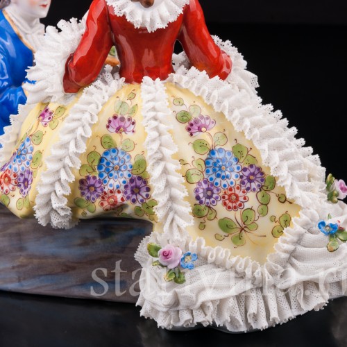 Пылкий влюбленный, кружевная, Muller & Co, Германия, пер. пол. 20 в