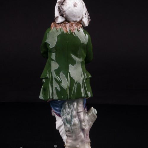 Аллегория зимы, мальчик с коньками, KPM, Германия