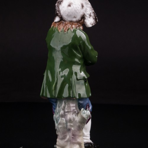 Аллегория зимы, мальчик с коньками, KPM, Германия