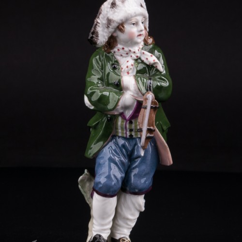 Аллегория зимы, мальчик с коньками, KPM, Германия