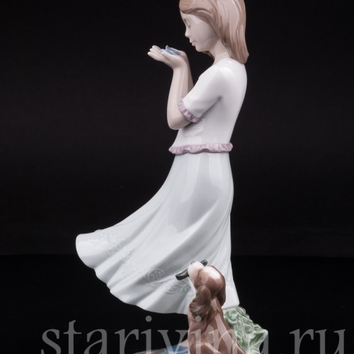 Фигурка из фарфора "Давай поиграем!", Lladro, Испания, 2004 год.