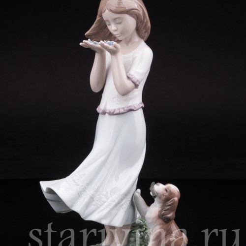 Фигурка из фарфора "Давай поиграем!", Lladro, Испания, 2004 год.
