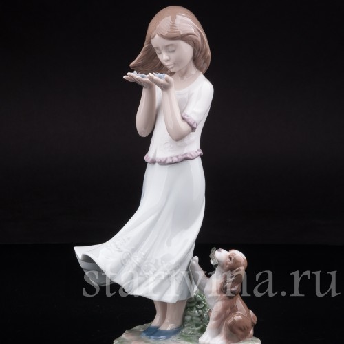 Фигурка из фарфора "Давай поиграем!", Lladro, Испания, 2004 год.