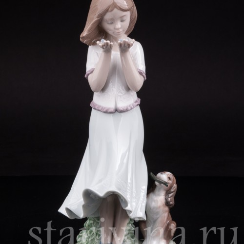 Фигурка из фарфора "Давай поиграем!", Lladro, Испания, 2004 год.