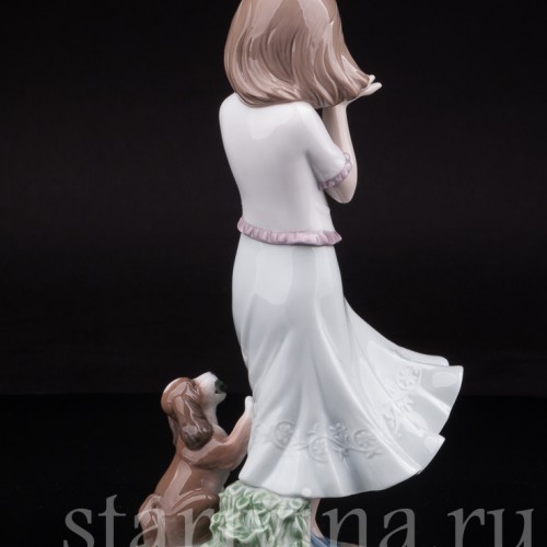 Фигурка из фарфора "Давай поиграем!", Lladro, Испания, 2004 год.