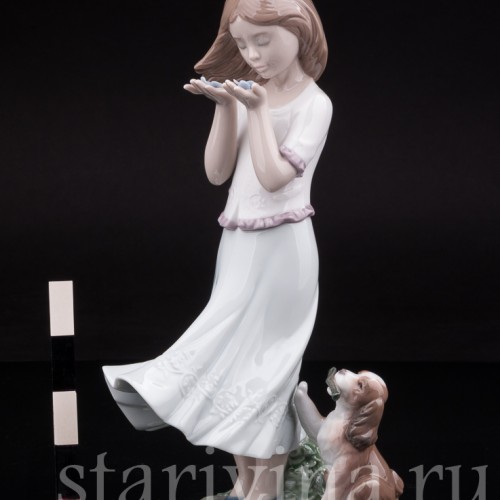 Фигурка из фарфора "Давай поиграем!", Lladro, Испания, 2004 год.
