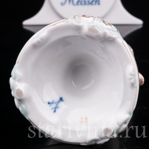 Антикварная фарфоровая статуэтка Купидон со связанными крыльями, Meissen, Германия, кон. 19 - нач. 20 вв.