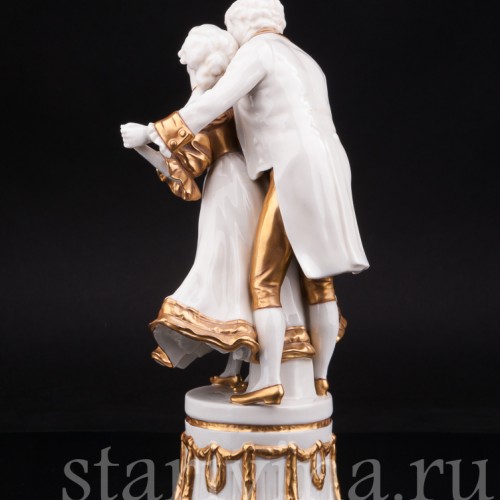 Фарфоровая статуэтка Танцующая пара, Scheibe-Alsbach, Германия, перв.пол. 20 в.