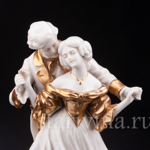 Фарфоровая статуэтка Танцующая пара, Scheibe-Alsbach, Германия, перв.пол. 20 в.