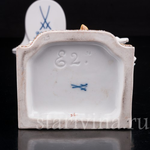 Антикварная фарфоровая статуэтка Аллегория вкуса, Meissen, Германия, сер. 19 - нач. 20 вв.