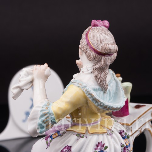 Антикварная фарфоровая статуэтка Аллегория вкуса, Meissen, Германия, сер. 19 - нач. 20 вв.
