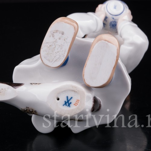 Мальчик, пьющий из чашки, Meissen, Германия, вт пол. 20 века