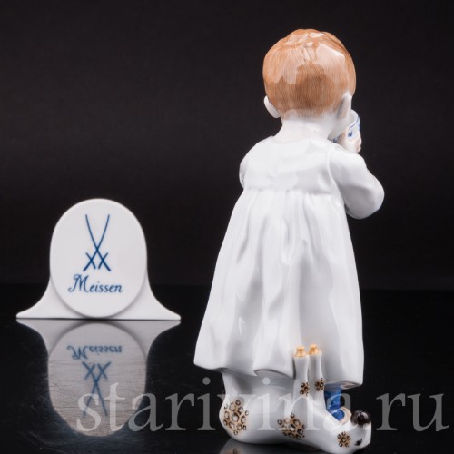 Мальчик, пьющий из чашки, Meissen, Германия, вт пол. 20 века