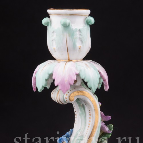 Фарфоровый подсвечник Аллегория Весны Meissen, Германия, сер. 19, нач. 20 века.