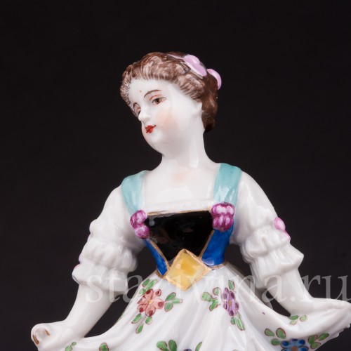 Фарфоровые статуэтки Пара, миниатюра, Volkstedt, Германия, до 1935 г.