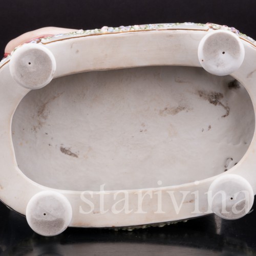 Фарфоровые часы Венера и Амур, Karl Ens, Германия, 1900 гг.