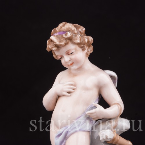 Фарфоровые часы Венера и Амур, Karl Ens, Германия, 1900 гг.