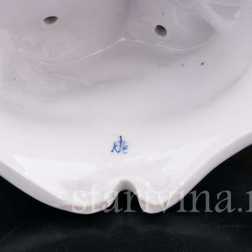 Фарфоровая композиция Пара с птичьей клеткой, Karl Ens, Германия, 1900 гг.