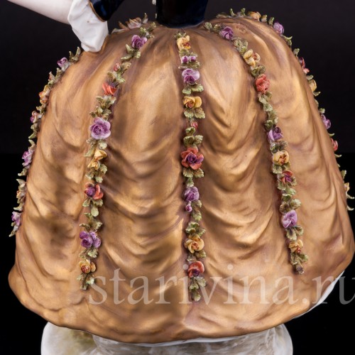 Фарфоровая статуэтка Танцующая девушка , Volkstedt, Германия, до 1935 г.