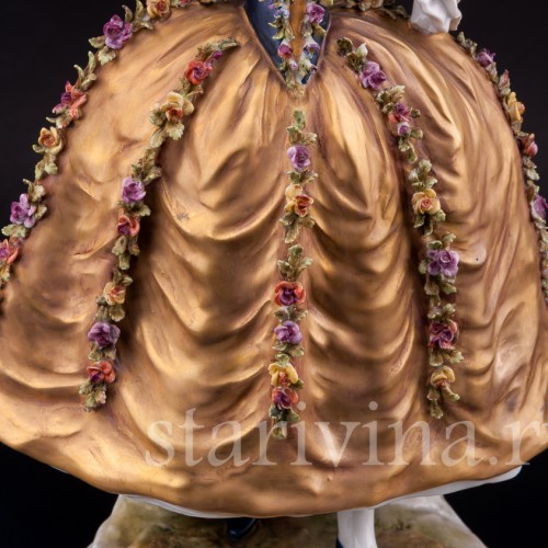 Фарфоровая статуэтка Танцующая девушка , Volkstedt, Германия, до 1935 г.