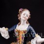 Фарфоровая статуэтка Танцующая девушка , Volkstedt, Германия, до 1935 г.
