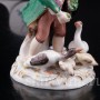 Статуэтка из фарфора Мальчик, кормящий гусей, Meissen, Германия, сер. 19 - нач. 20 вв.
