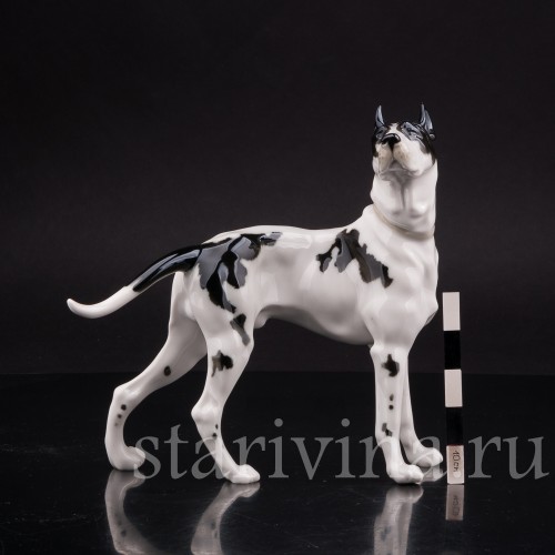 Статуэтка собаки из фарфора Дог, Hutschenreuther, Германия, 1970 гг.