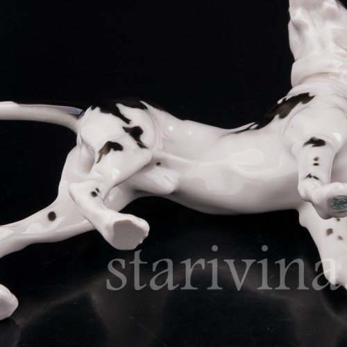 Статуэтка собаки из фарфора Дог, Hutschenreuther, Германия, 1970 гг.