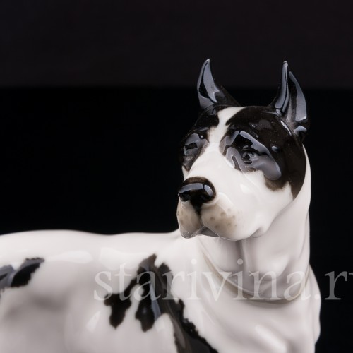 Статуэтка собаки из фарфора Дог, Hutschenreuther, Германия, 1970 гг.