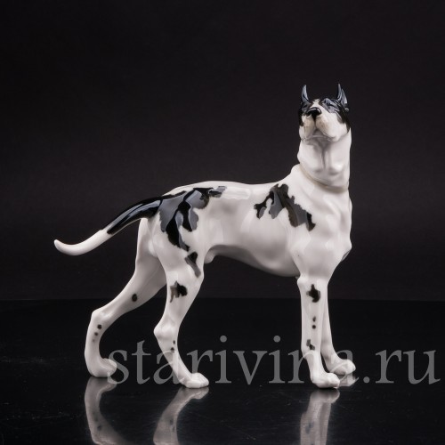 Статуэтка собаки из фарфора Дог, Hutschenreuther, Германия, 1970 гг.