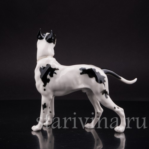 Статуэтка собаки из фарфора Дог, Hutschenreuther, Германия, 1970 гг.