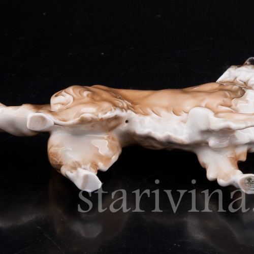 Статуэтка собаки из фарфора Колли, Hutschenreuther, Германия, 1970 гг.