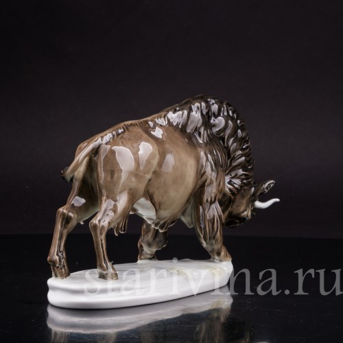 Фарфоровая фигурка Зубр, Karl Ens, Германия, совр.