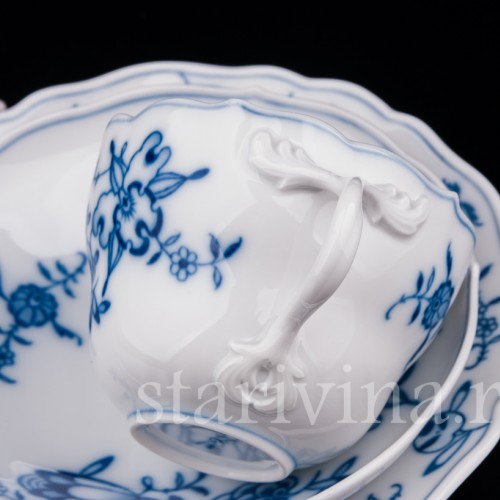 Фарфоровое Чайное трио, Meissen, Германия, вт. пол. 20 века.