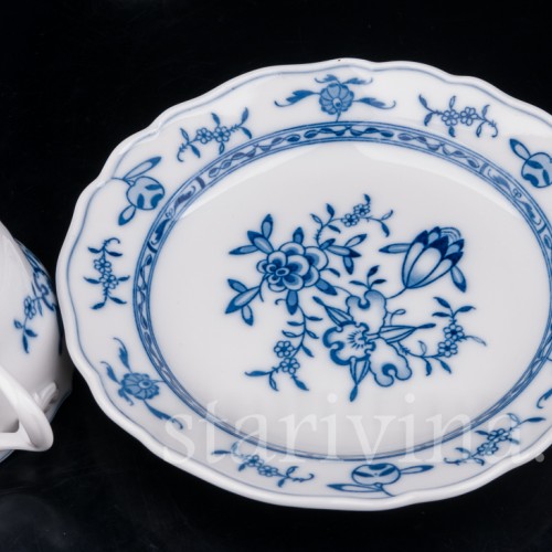 Фарфоровое Чайное трио, Meissen, Германия, вт. пол. 20 века.