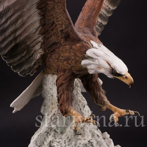 Большая фарфоровая композиция Орел Alka Kaiser, Германия, вт. пол. 20 в.